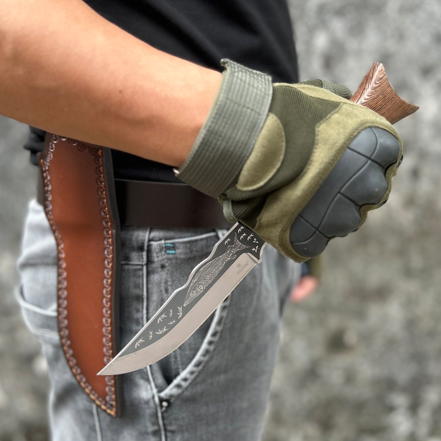 Blue Whale-YS031-Full Tang Camping Knife Fixed Blade Knife - 图片 7