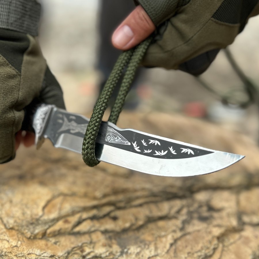 Blue Whale-YS031-Full Tang Camping Knife Fixed Blade Knife - 图片 6