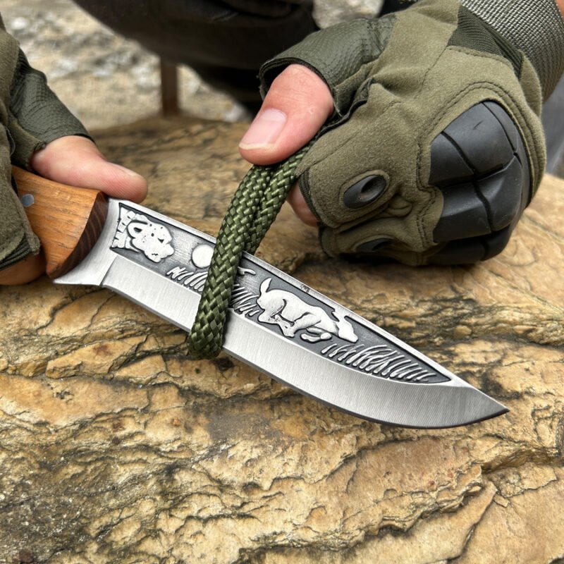 Chase - YS115 - Full Tang Knife Hunting Handmade Survival Knife Camping Knife - 图片 12