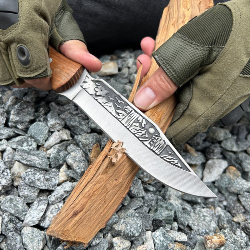 Looking - YS114 - Full Tang Camping Knife For Daily Usage Fish Knife - 图片 5