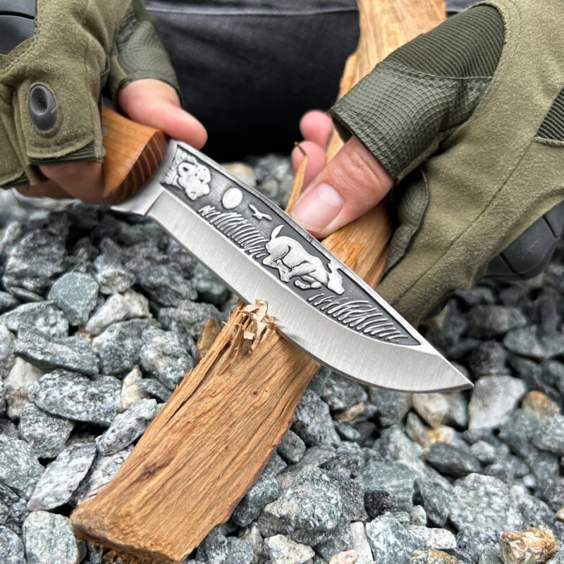 Chase - YS115 - Full Tang Knife Hunting Handmade Survival Knife Camping Knife - 图片 11