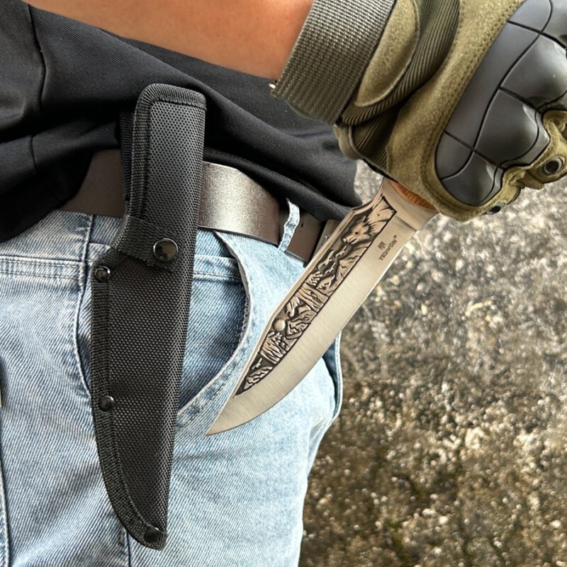 Looking - YS114 - Full Tang Camping Knife For Daily Usage Fish Knife - 图片 3