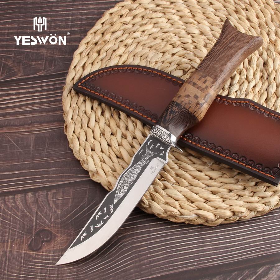 Blue Whale-YS031-Full Tang Camping Knife Fixed Blade Knife - 图片 2