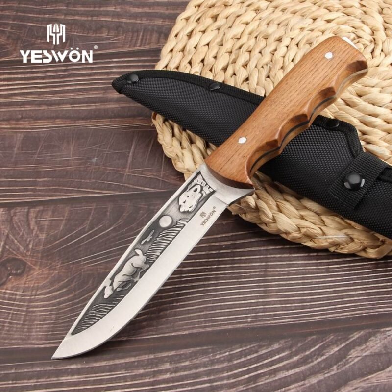 Chase - YS115 - Full Tang Knife Hunting Handmade Survival Knife Camping Knife - 图片 8
