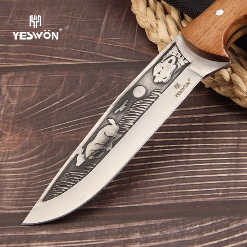 Chase - YS115 - Full Tang Knife Hunting Handmade Survival Knife Camping Knife - 图片 6