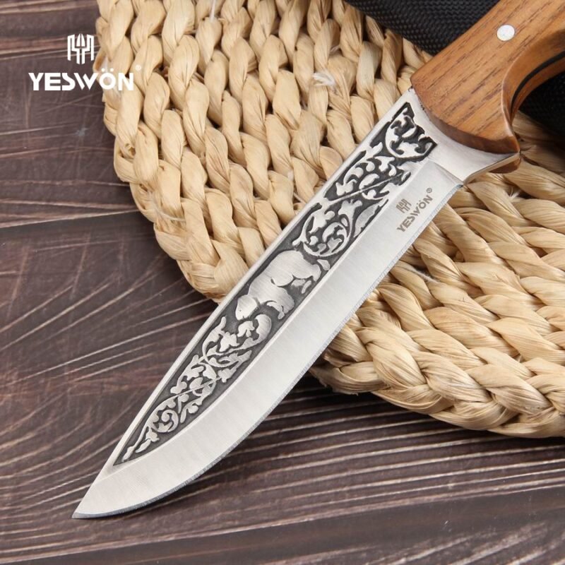Action - YS113 - Full Tang Hunting Knife Camping Knife Fixed Blade Knife - 图片 9