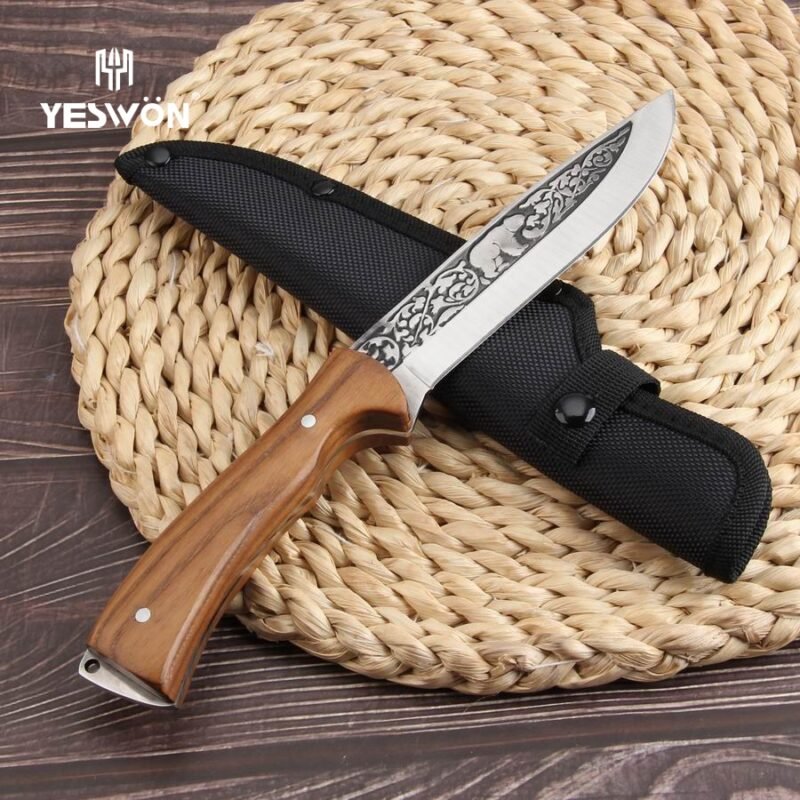 Action - YS113 - Full Tang Hunting Knife Camping Knife Fixed Blade Knife - 图片 8
