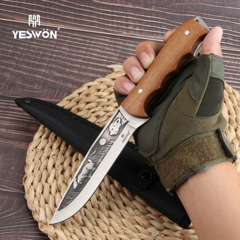 Chase - YS115 - Full Tang Knife Hunting Handmade Survival Knife Camping Knife