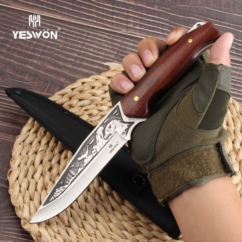 Watching - YS117 - Full Tang Hunting Knife Camping Knife Fixed Blade Knife